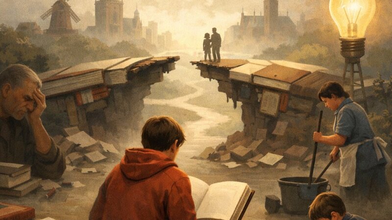 Analfabetisme in Vlaanderen en Nederland: een onzichtbaar maatschappelijk probleem