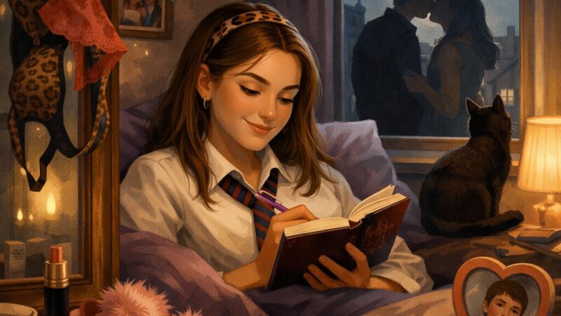 Analyse van 'Angus, thongs and full-frontal snogging' door Louise Rennison