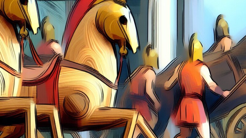 Analyse van het Houten Paard van Troje: Mythologie en Menselijke Psychologie