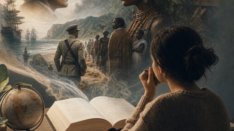 Analyse van koloniale thema's in Far Horizons: macht en cultuur in literatuur