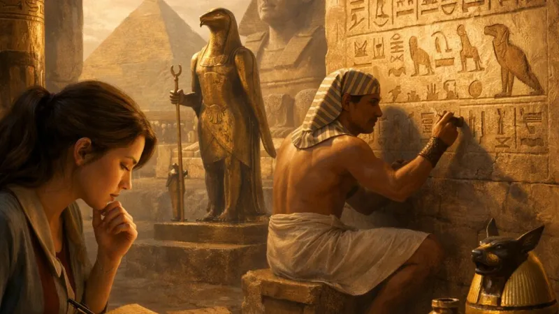 De betekenis en geschiedenis van hiërogliefen in het oude Egypte