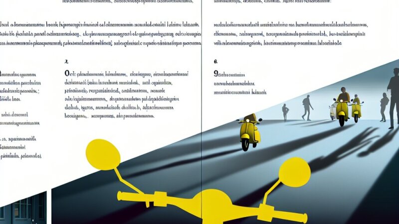 De gele scooter van Elle van den Bogaart: een essay over perspectief en geweld