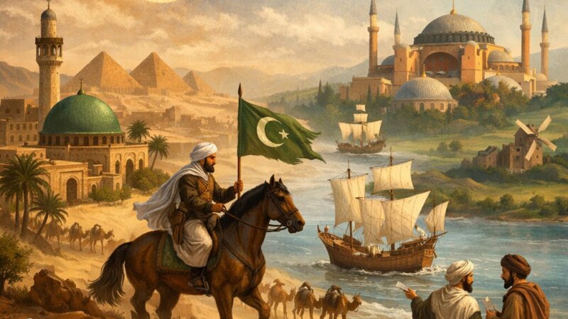 De oorsprong en snelle verspreiding van de islam uitgelegd