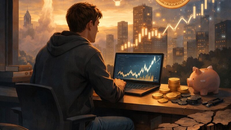 De opmerkelijke weg van een jonge cryptomiljonair in de digitale wereld