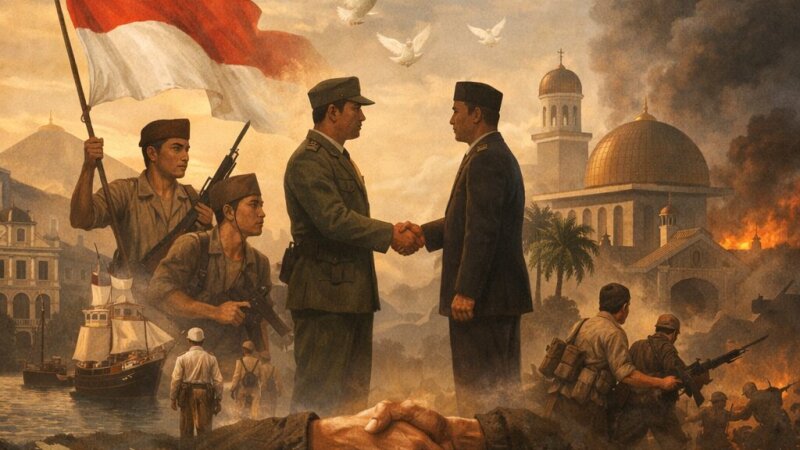 De politieke weg naar nationale eenheid in Indonesië