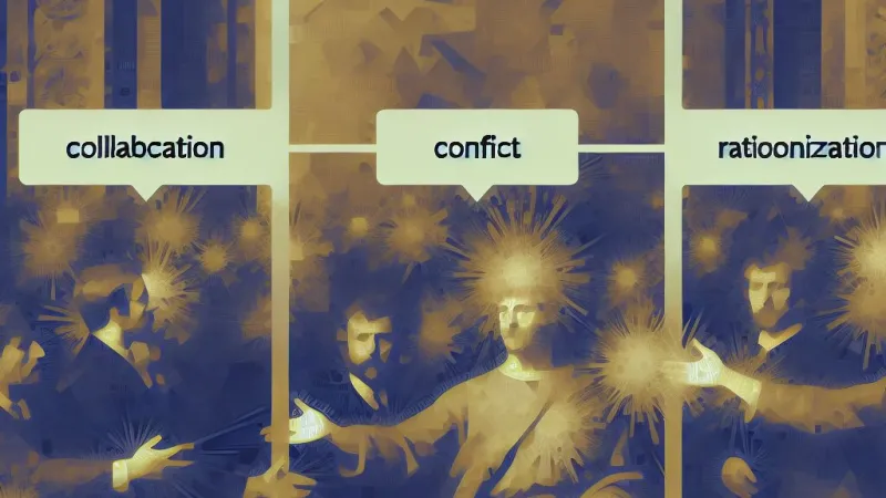 De rol van samenwerking, conflict en rationalisering in de sociale orde