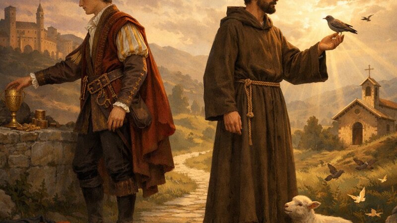 De spirituele reis van Franciscus van Assisi: Van rijkeling tot heilige