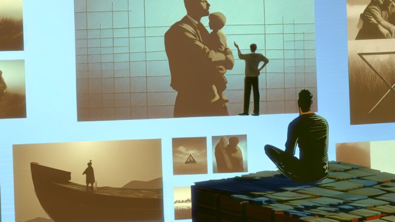 Diepgaande analyse van De brug van David Sandes en het vaderschapsthema