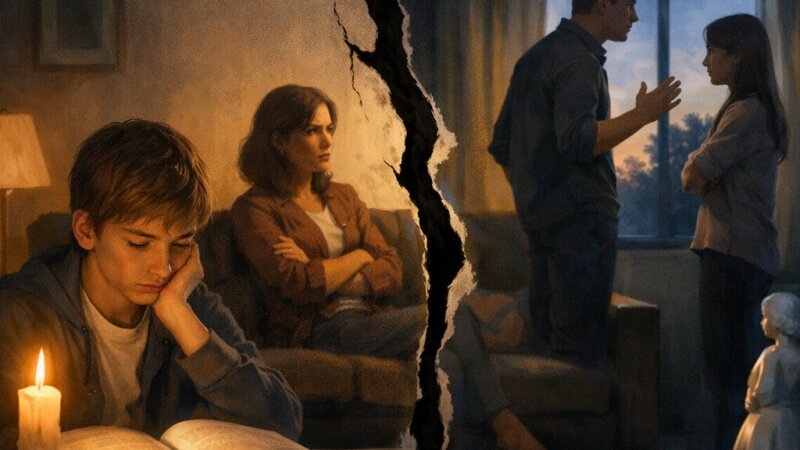Diepgaande analyse van familie en stilte in 'Trügerische Stille' van Andreas Steinhöfel