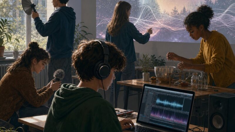 Digital playground-sound: digitale geluidskunst op school