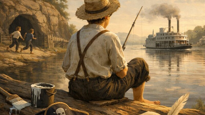 Een diepgaande analyse van De avonturen van Tom Sawyer van Mark Twain