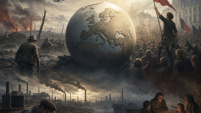Europa in crisis: oorlog, revolutie en economische ontwrichting