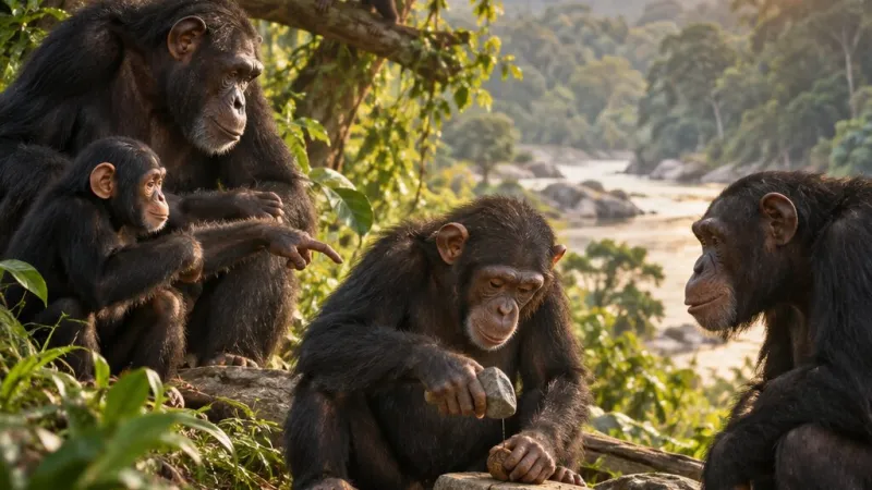 Gedrag van chimpansees: communicatie, samenwerking en cultuur