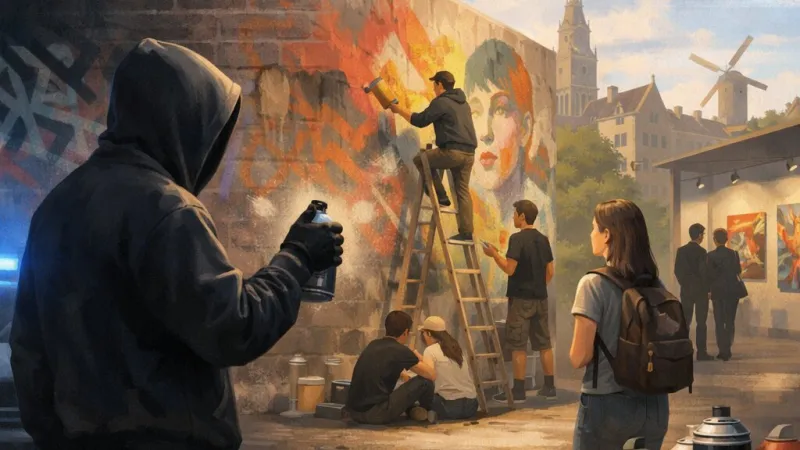 Graffiti in België: Van Vandalisme tot Straatkunst en Cultuur