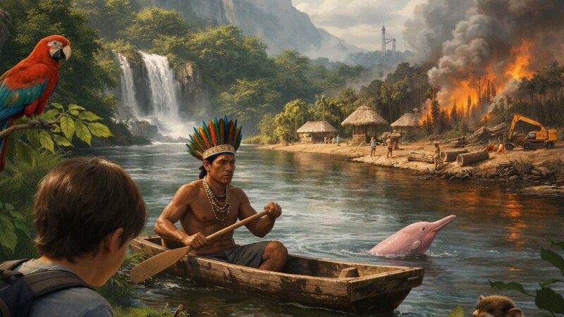 Het Amazonegebied: Natuur, Cultuur en Urgente Bedreigingen