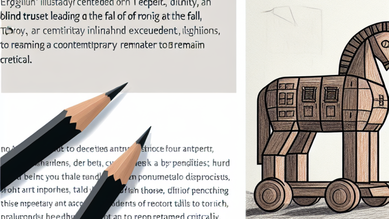 Het Houten Paard van Troje: Vergilius’ Verhaal over Slim Bedrog