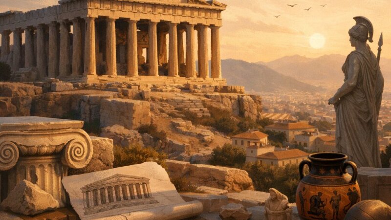 Het Parthenon van Athene: Architectuur en Betekenis door de Eeuwen heen