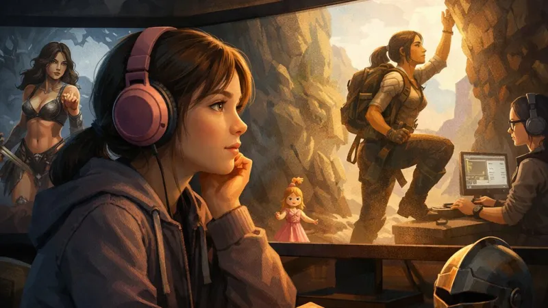 Hoe meisjes worden weergegeven in computerspellen: uitdagingen en kansen