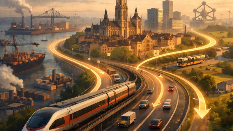 Inzicht in Mobiliteitsstromen: Bewegingen en Invloed in België