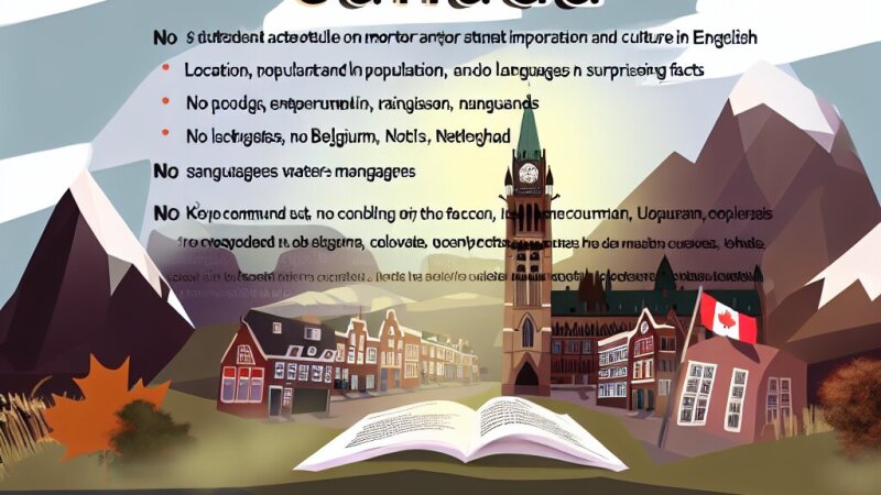 Korte Engelse spreekbeurt over Canada: feiten en cultuur