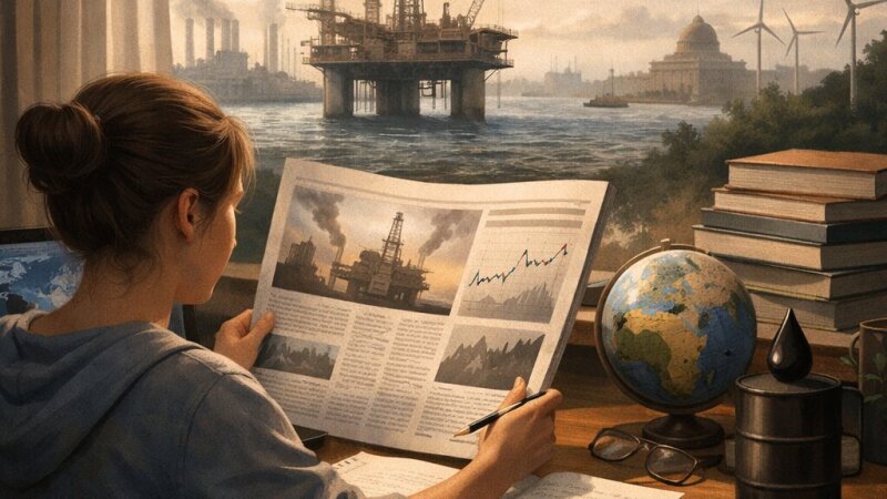 Kritische analyse van krantenartikels over Shell en de oliemarkt