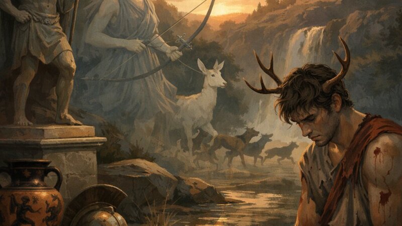 Mythologische helden: betekenis en analyse van de tragische figuur Actaeon