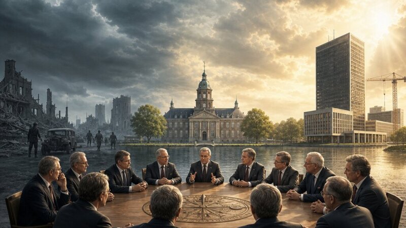 Nederlandse politiek 1940-1973: Kabinetten, crises en consensus