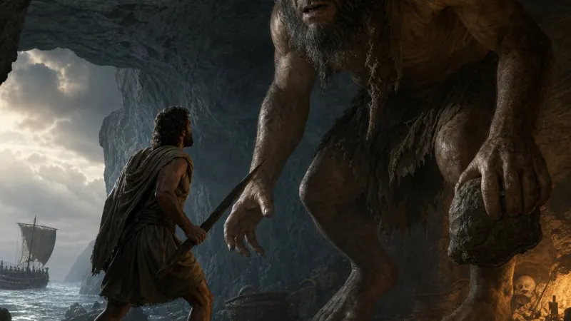Odysseus en Polyphemus: sluwheid tegen brute kracht