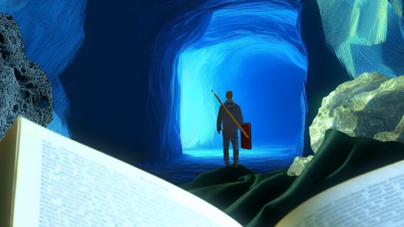 Ontdekking en spanning in Het mysterie van de blauwe mijnen