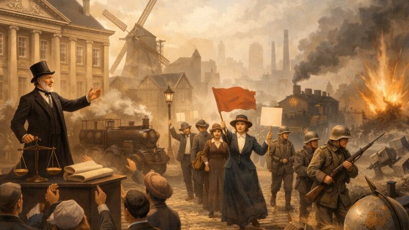 Politieke en maatschappelijke veranderingen in Nederland 1848-1918