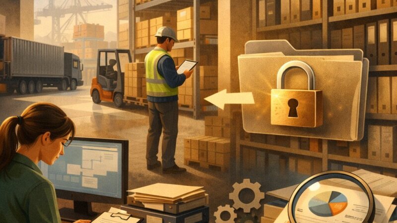 Praktische analyse van documentenbeheer in een logistiek bedrijf