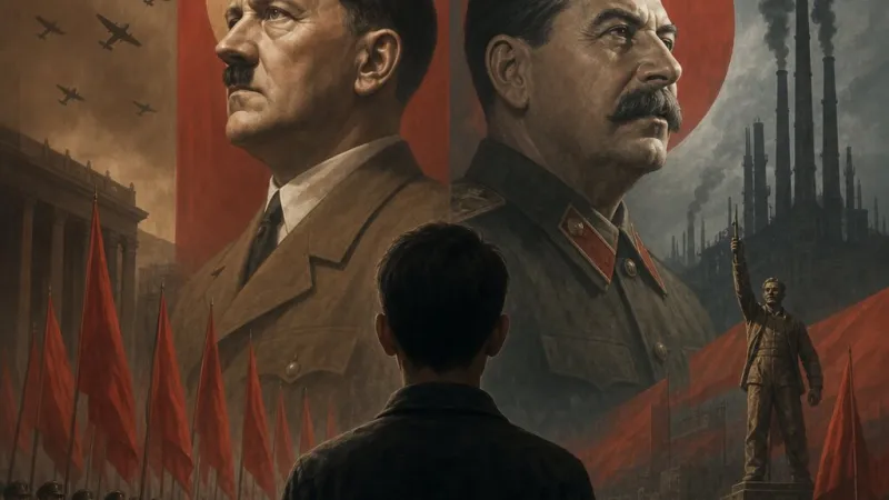 Propaganda in totalitaire regimes: Hitler en Stalin