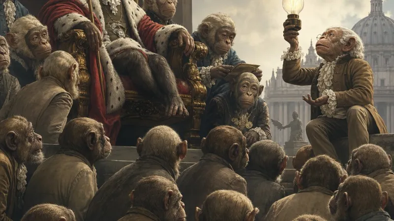 Reize door het Aapenland: satire op macht en kuddegedrag