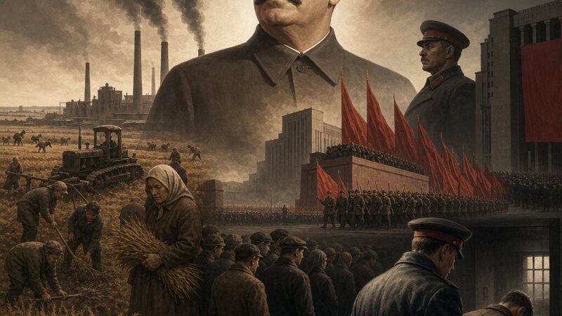 Stalins binnenlandse politiek en de totalitaire Sovjetstaat