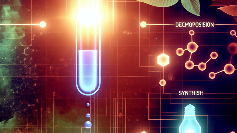 Uitleg en voorbeelden van ontledings- en synthesereacties in de scheikunde