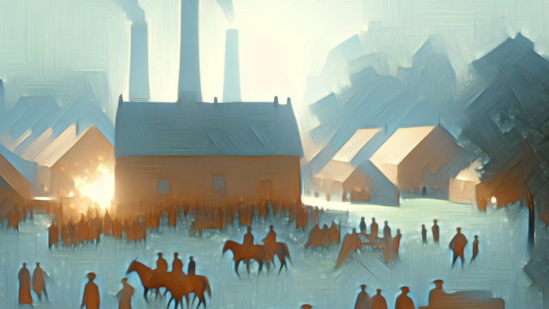 Van platteland naar fabriek: burgers, stoom en de 19de-eeuwse omwenteling