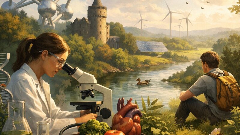 Verband tussen gezondheid, wetenschap en ecologie in natuurwetenschappen