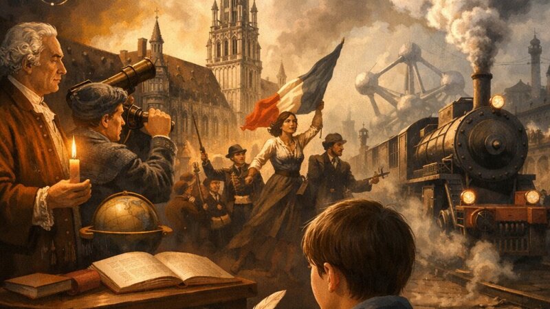 Verlichting, Revoluties en Industriële Revolutie: Belangrijke Periode in de Geschiedenis