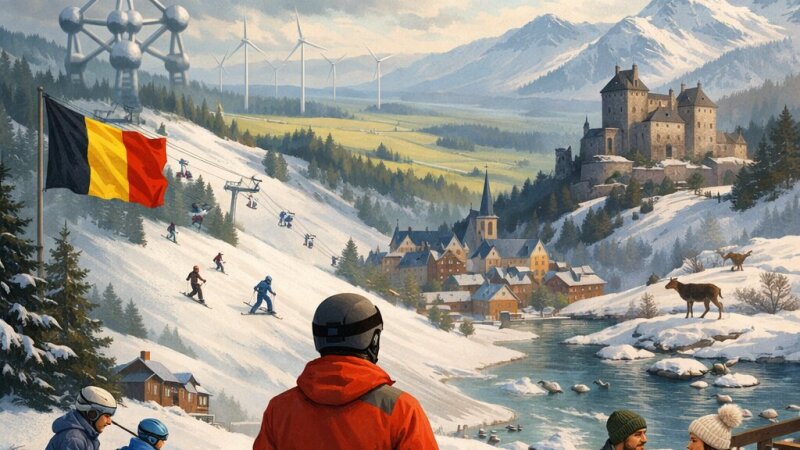 Wintersport in België: Meer dan Skiën, Een Geografische en Sociale Verkenning